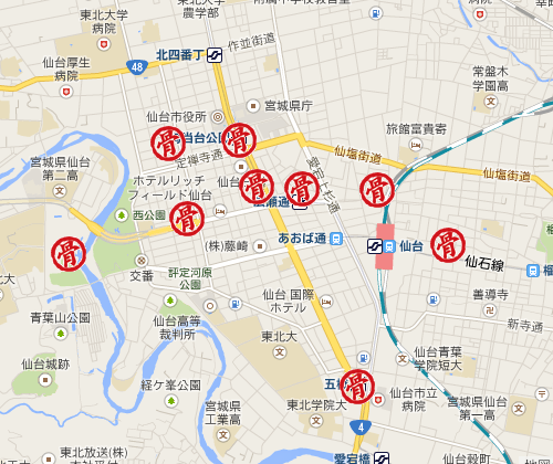 Honepro map
